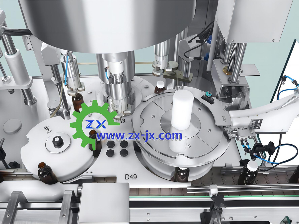 Eight-Head Followed Filling + Rotary Capping Machine