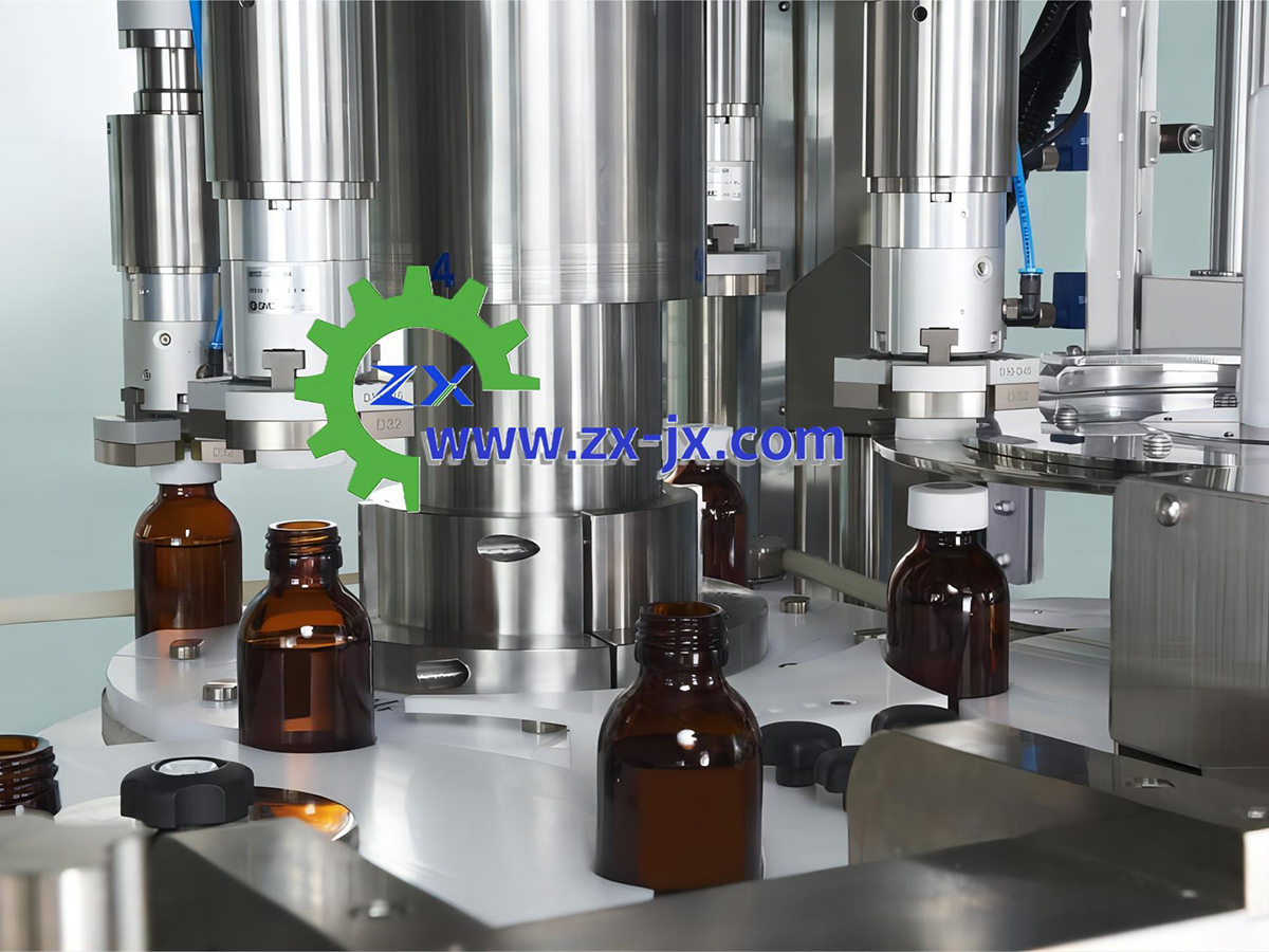 Eight-Head Followed Filling + Rotary Capping Machine