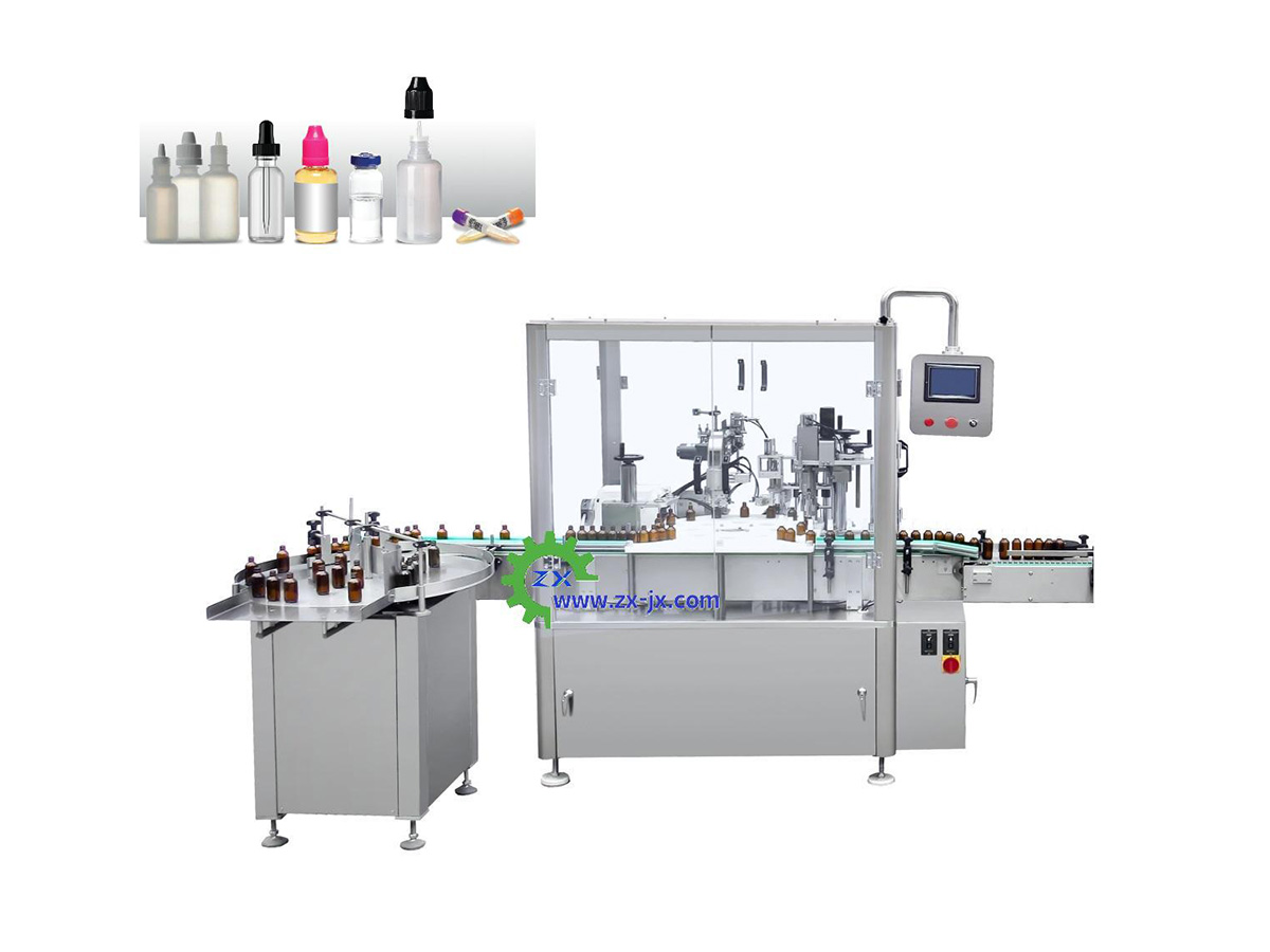 Dropper Bottle Conveying, Filling, and Capping Integrated Machine